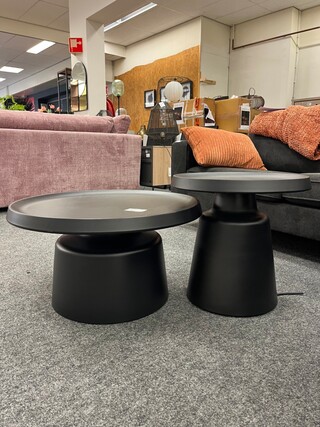 2 delige salontafelset Los Angeles, zwart